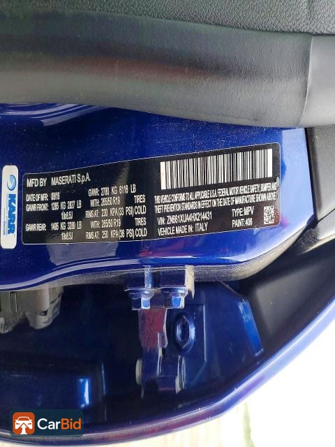 2017 MASERATI LEVANTE, фото 13