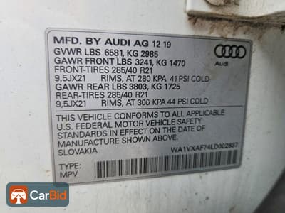 2020 AUDI Q7 PRESTIGE, фото 13