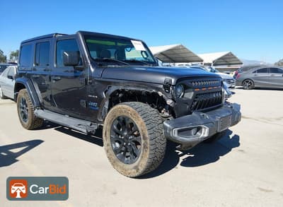 2021 JEEP WRANGLER 4XE UNLIMITED SAHARA 4X4, фото 1