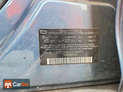 2015 HYUNDAI SONATA SE, фото 12