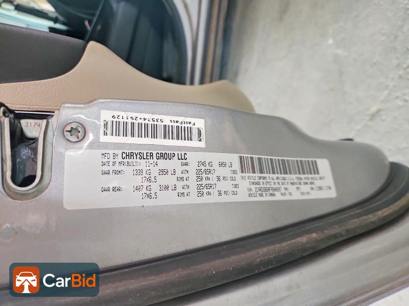 2015 DODGE GRAND CARAVAN SE, фото 13