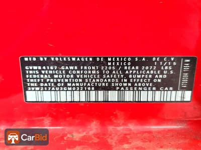 2016 VOLKSWAGEN GOLF S/SE, фото 12