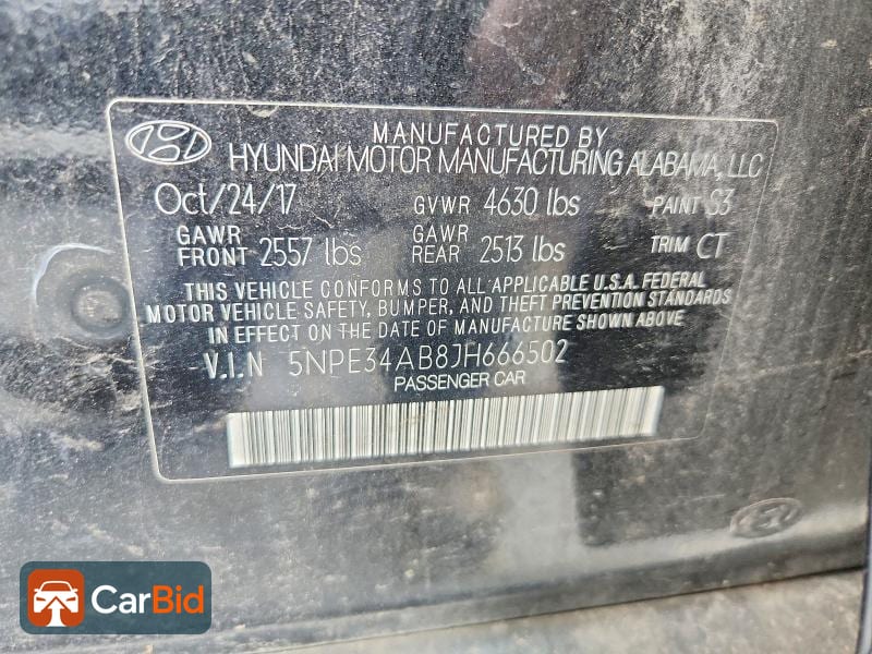2018 HYUNDAI SONATA LIMITED 2.0T, фото 12