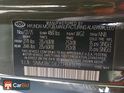 2026 HYUNDAI TUCSON SEL, фото 12