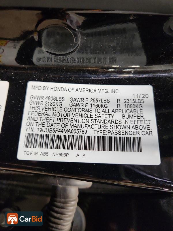 2021 Acura TLX 19UUB5F44MA005769, фото 12