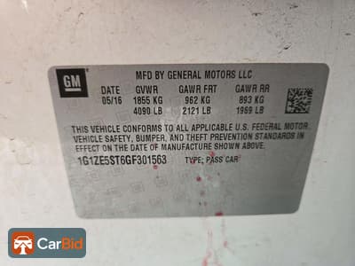 2016 CHEVROLET MALIBU LT, фото 12