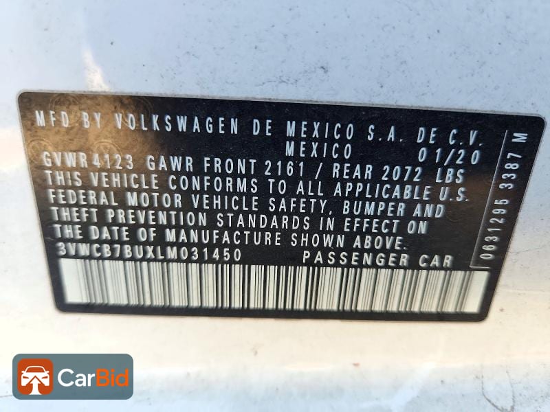 2020 VOLKSWAGEN JETTA S, фото 13