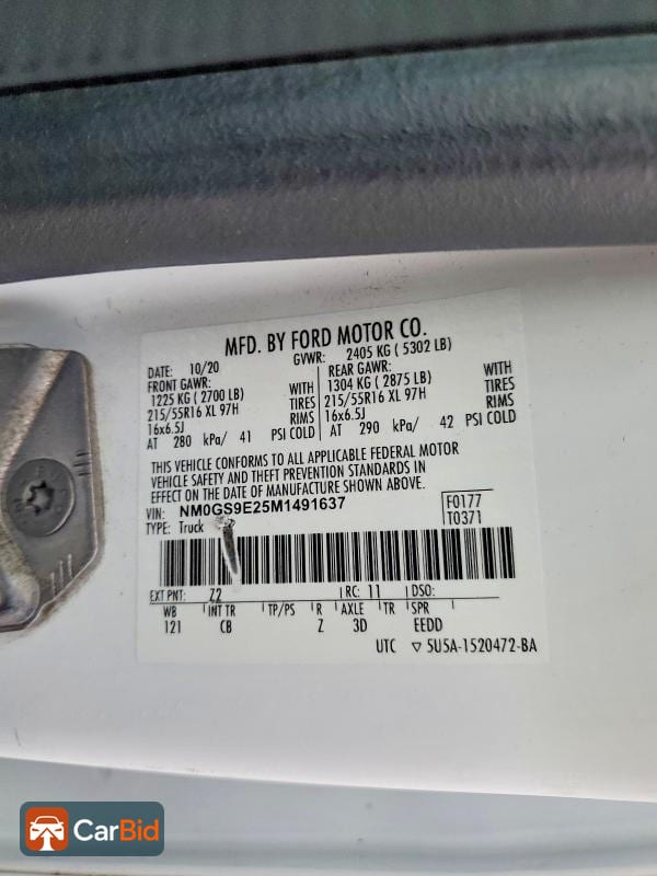 2021 Ford TRANSIT CONNECT NM0GS9E25M1491637, фото 13