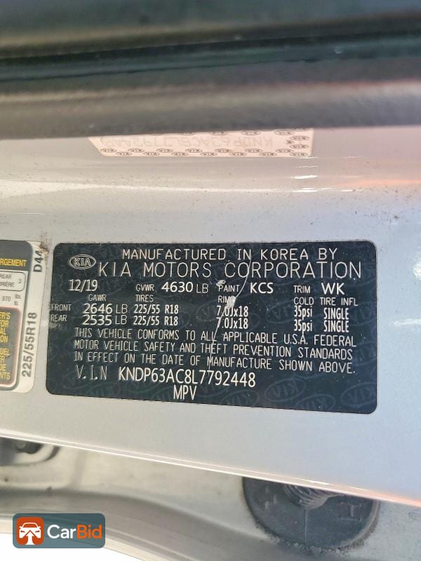2020 KIA SPORTAGE S, фото 14
