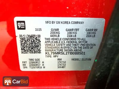 2026 Chevrolet TRAILBLAZER KL79MRSL2TB088501, фото 13