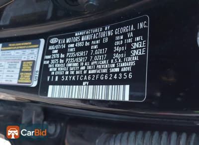 2015 KIA SORENTO LX, фото 9