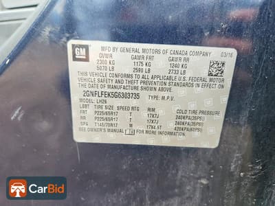 2016 CHEVROLET EQUINOX LT, фото 13