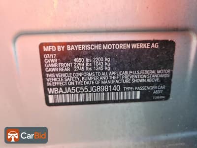 2018 BMW 530 I, фото 12