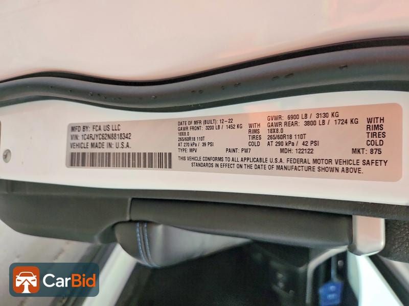 2022 JEEP GRAND CHEROKEE TRAILHAWK 4XE, фото 13