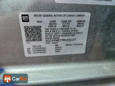 2024 CHEVROLET SILVERADO K2500 CUSTOM, фото 12