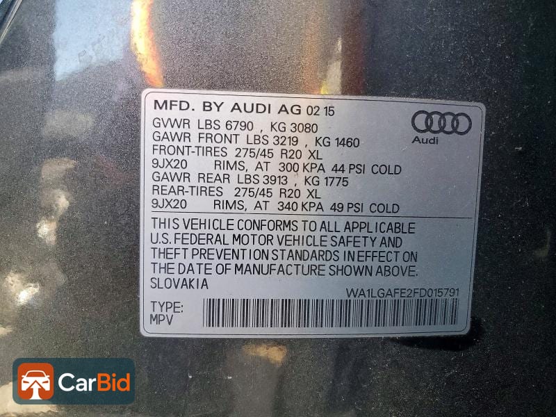 2015 AUDI Q7 PREMIUM PLUS, фото 13