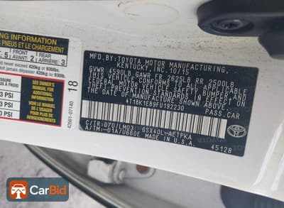 2015 TOYOTA AVALON LIMITED, фото 9