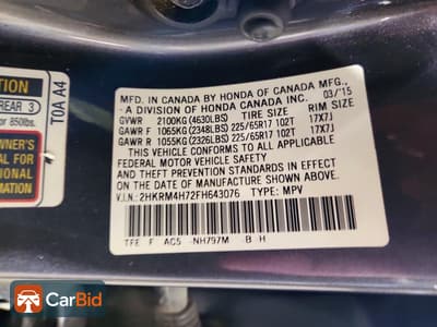 2015 Honda CR-V 2HKRM4H72FH643076, фото 13