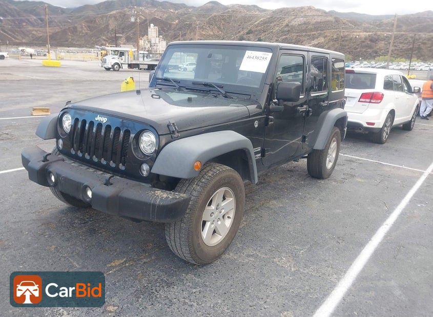 2018 JEEP WRANGLER JK UNLIMITED SPORT S 4X4, фото 2