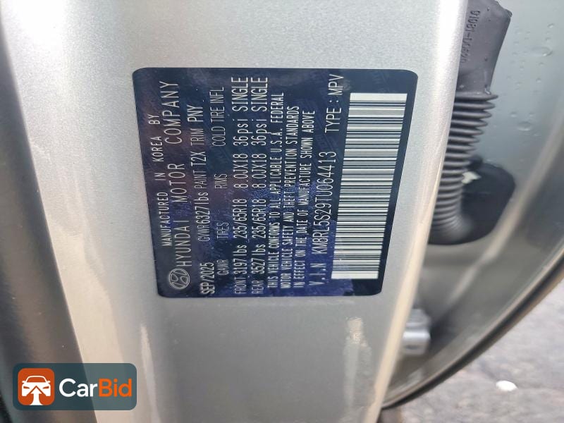 2026 Hyundai PALISADE KM8RL5S29TU064413, фото 13