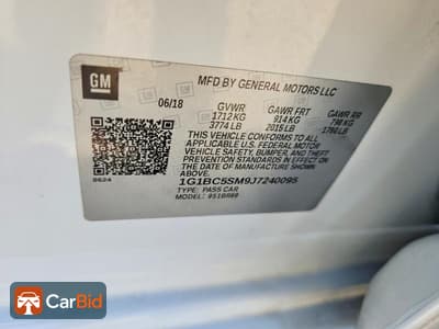 2018 CHEVROLET CRUZE LS, фото 12