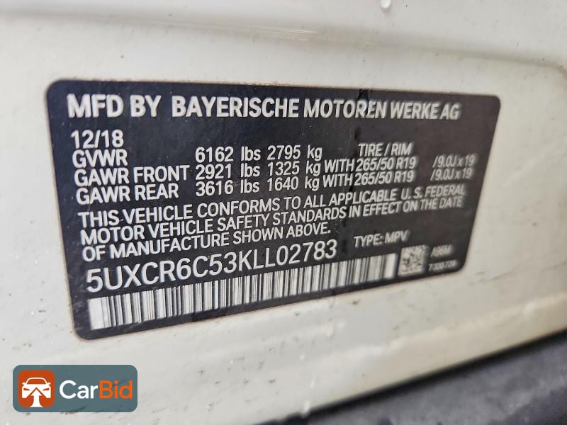 2019 BMW X5 XDRIVE40I, фото 14