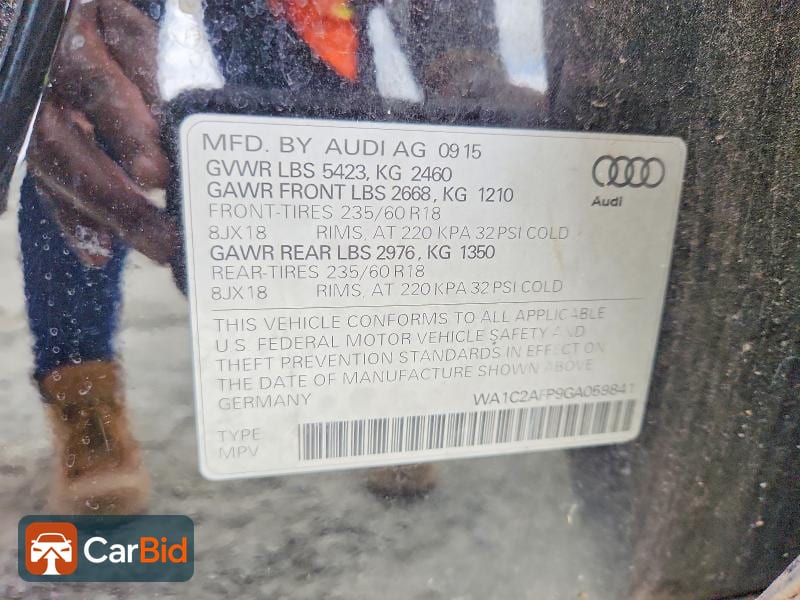 2016 AUDI Q5 PREMIUM, фото 13