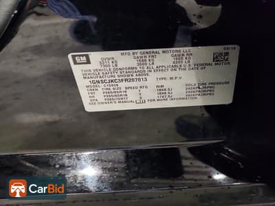 2015 CHEVROLET SUBURBAN C1500 LT, photo 13