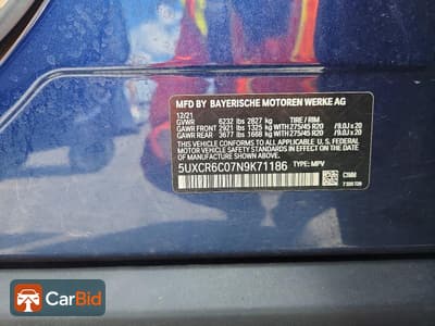 2022 BMW X5 5UXCR6C07N9K71186, фото 13