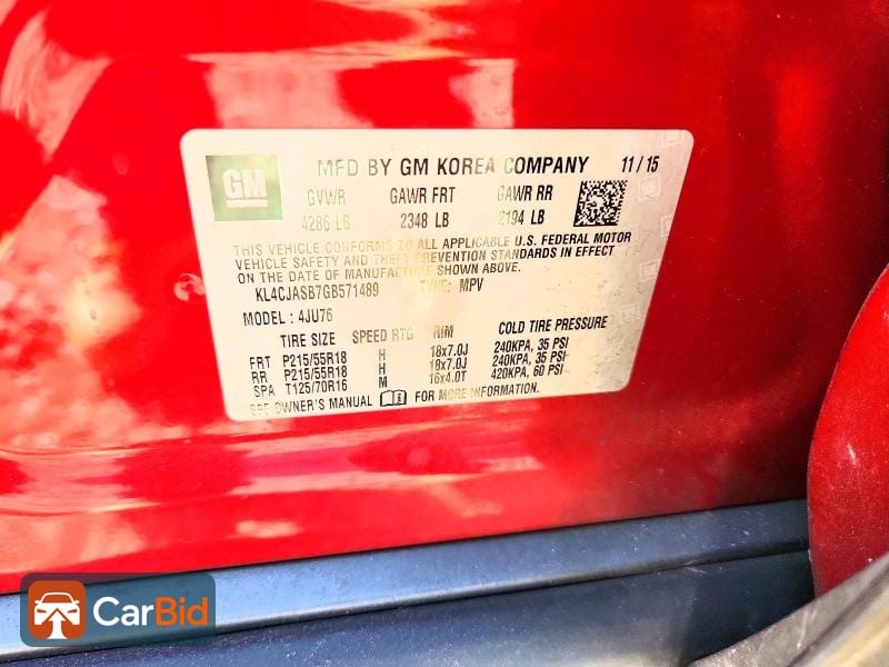 2016 BUICK ENCORE, фото 13