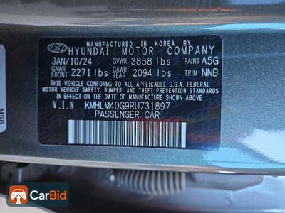 2024 HYUNDAI ELANTRA SEL, фото 12
