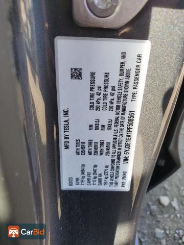 2023 TESLA MODEL 3, фото 12