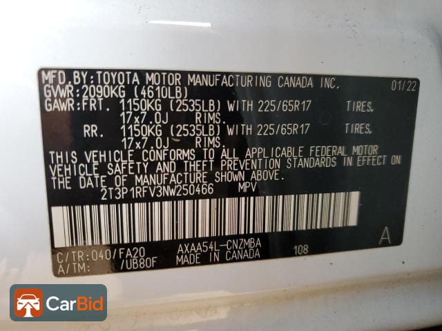 2022 TOYOTA RAV4 XLE, фото 13
