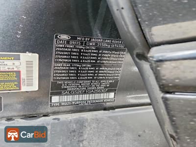 2016 Land Rover RANGE ROVER SALGS2EF1GA256307, фото 12