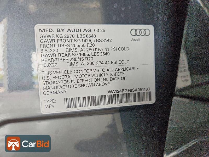 2025 AUDI Q6 E-TRON PREMIUM PLUS, фото 13