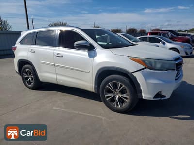 2016 TOYOTA HIGHLANDER XLE, фото 4