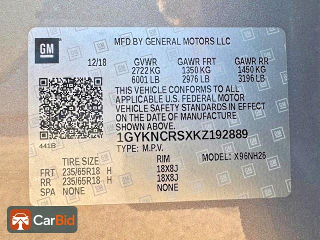 2019 CADILLAC XT5 LUXURY, фото 15
