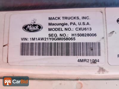 2016 MACK 600 CXU600, фото 12