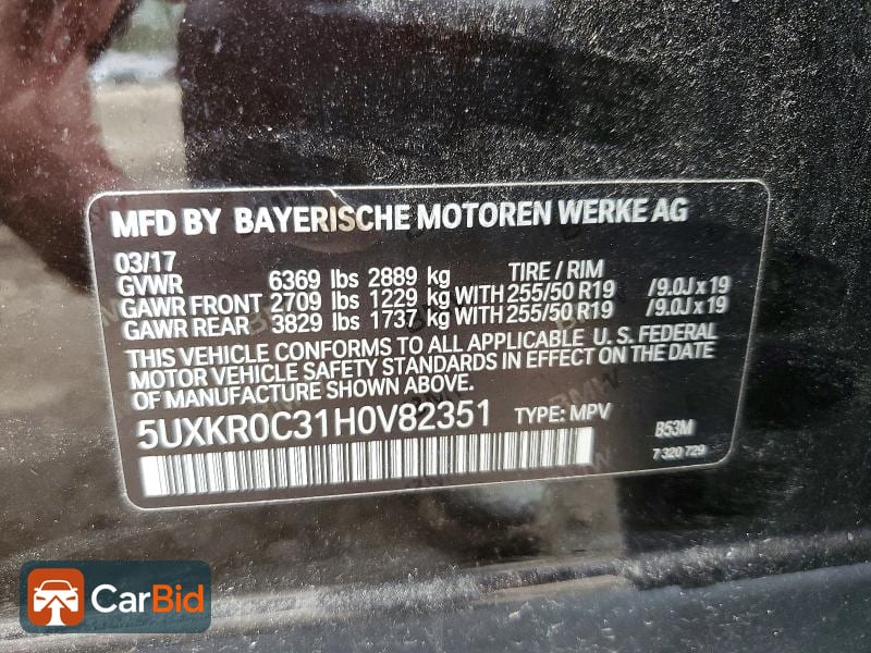 2017 BMW X5 XDRIVE35I, фото 13