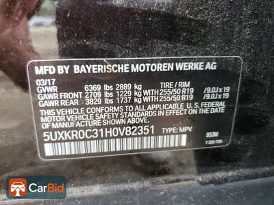 2017 BMW X5 XDRIVE35I, фото 13