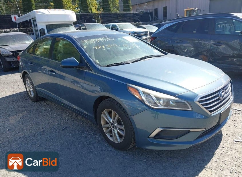 2016 Hyundai SONATA 5NPE24AF0GH319177, фото 1