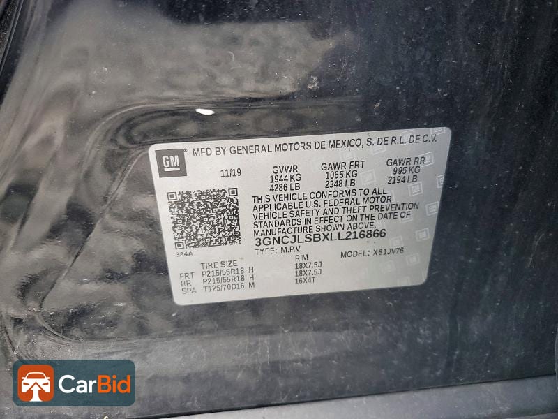 2020 CHEVROLET TRAX 1LT, фото 13