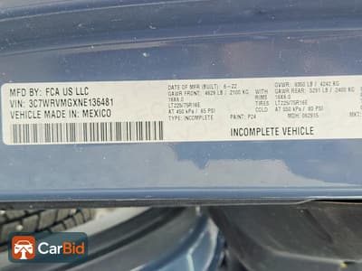 2022 RAM PROMASTER 3500 3500 STANDARD, фото 14