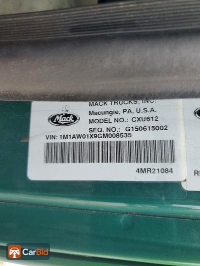 2016 MACK 600 CXU600, фото 11