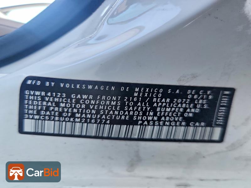 2019 Volkswagen JETTA 3VWC57BU0KM216774, фото 13