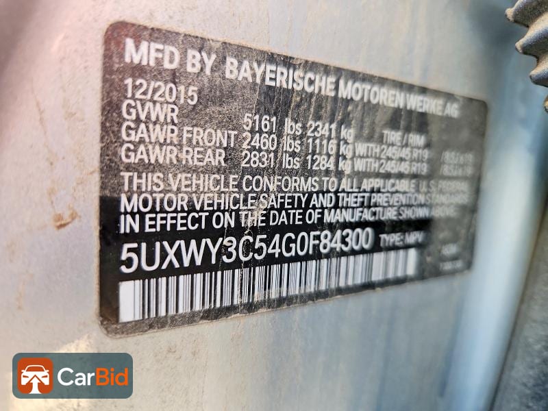2016 BMW X3 XDRIVE28D, фото 12