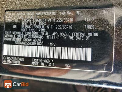 2025 TOYOTA GRAND HIGHLANDER XLE, фото 14