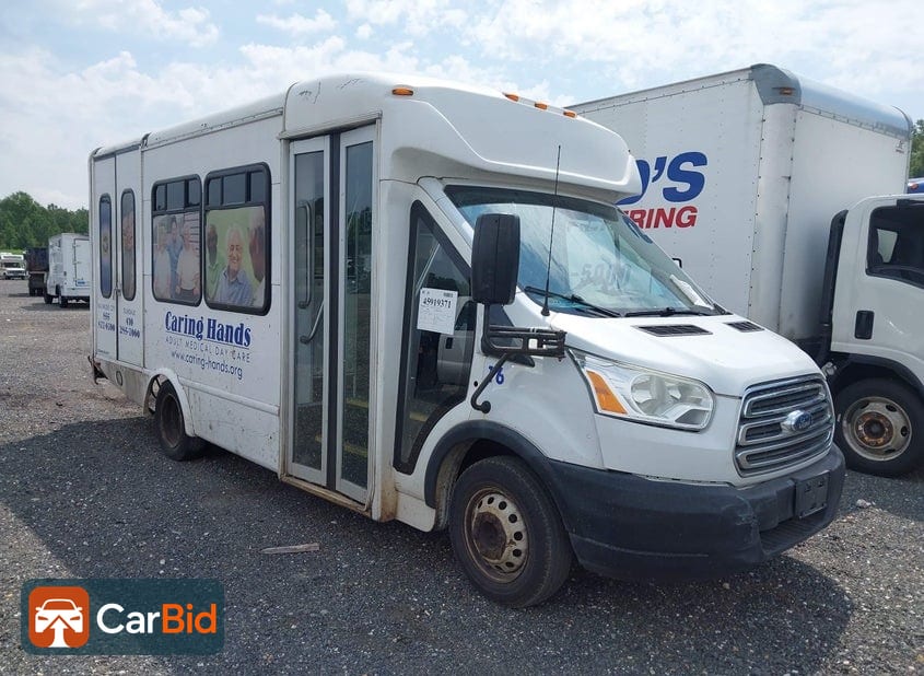 2016 Ford TRANSIT-350 CUTAWAY 1FDES6PM3GKA86393, фото 1