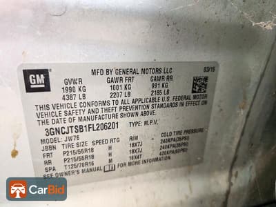 2015 CHEVROLET TRAX LTZ, фото 12