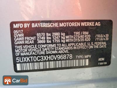 2017 BMW X5 XDR40E, фото 13